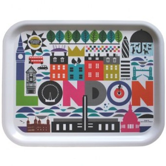 London Tray Colourful, Maria Holmer Dahlgren, Aria, £26.50