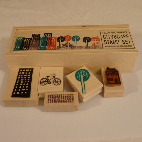 Yellow Owl Workshop Cityscape stamp set