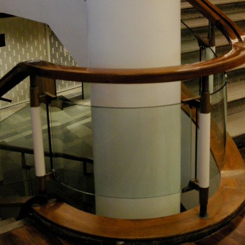 White, glass and wood at the Royal Festival Hall, 2008