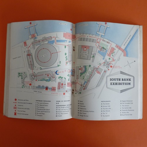 Map of Southbank Exhibition from original Festival Guide